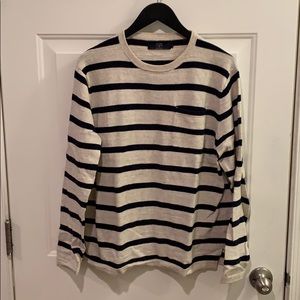 J.Crew Mens Stripped Sweater Medium
